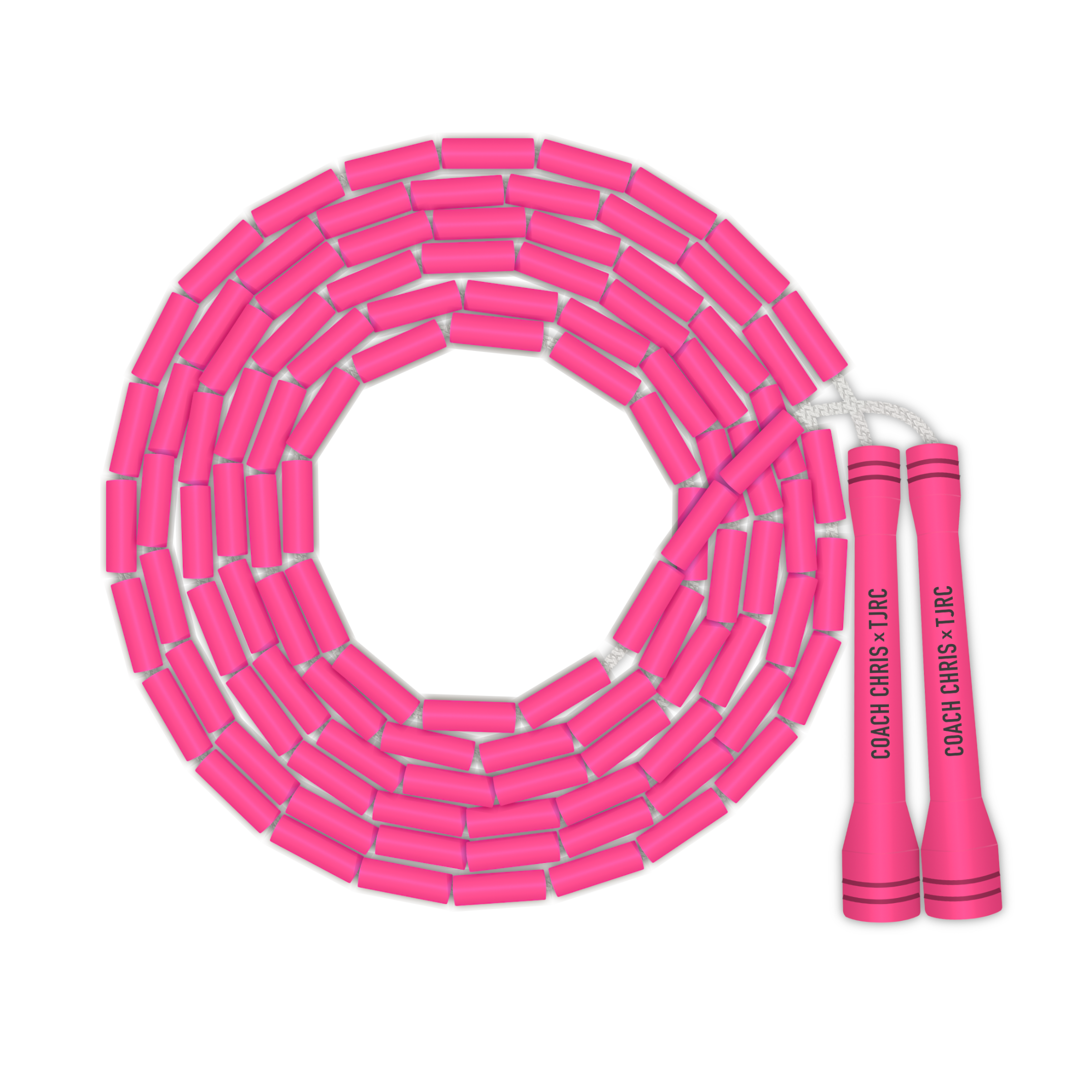 JUN AND ROPÉ ピンク ノースリーブ&ボトムス　セット　サイズL Hot Pink Beaded Rope - Coach Chris | The Jump Rope Company